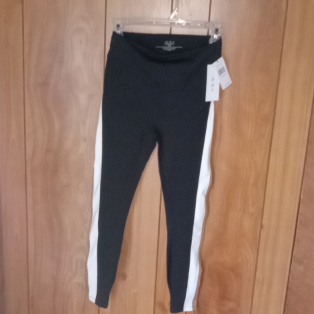ALALA  Official - Bolt Tight  Athletic leggings Black+Gold+Bone, extra sm